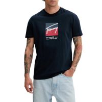 Ανδρικό T-shirt Navy Μπλε Tommy Jeans DM0DM21940-C1G