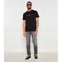 Ανδρικό T-shirt Μαύρο Tommy Jeans DM0DM21911-BDS