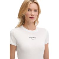 Γυναικείο Slim T-shirt Λευκό Tommy Jeans DW0DW20913-YBL