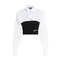 Γυναικείο Πουκάμισο Λευκό Karl Lagerfeld Jeans A3W11006-998 BLACK/WHITE