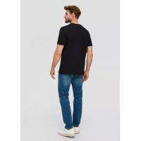 Ανδρικό T-shirt Μαύρο S.Oliver 2139909-99D1