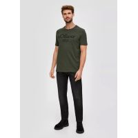 Ανδρικό T-shirt Λαδί S.Oliver 2139909-79D1