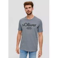 Ανδρικό T-shirt Γκρι S.Oliver 2139909-95D1