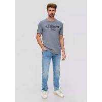 Ανδρικό T-shirt Γκρι S.Oliver 2139909-95D1