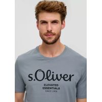 Ανδρικό T-shirt Γκρι S.Oliver 2139909-95D1