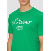 Ανδρικό T-shirt Πράσινο S.Oliver 2139909-75D1