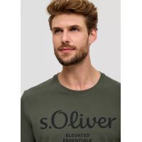 Ανδρικό T-shirt Λαδί S.Oliver 2139909-79D1