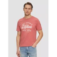 Ανδρικό T-Shirt Κοραλί S.Oliver 2164753-42D1