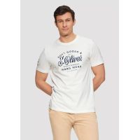 Ανδρικό T-Shirt Λευκό S.Oliver 2164753-01D1