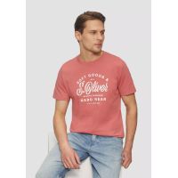 Ανδρικό T-Shirt Κοραλί S.Oliver 2164753-42D1
