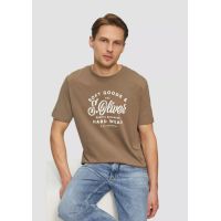 Ανδρικό T-Shirt Καφέ S.Oliver 2164753-84D1