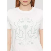 Γυναικείο T-shirt Λευκό S.Oliver 2165280-01D0