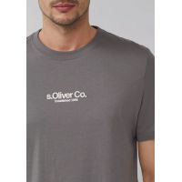 Ανδρικό T-shirt Γκρι S.Oliver 2166827-94D1