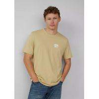 Ανδρικό T-shirt Μπεζ S.Oliver 2167419-7265