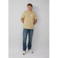 Ανδρικό T-shirt Μπεζ S.Oliver 2167419-7265