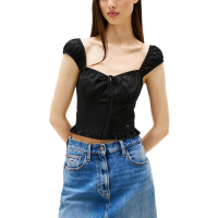 Γυναικείο Τοπ Μαύρο Tommy Jeans DW0DW20985-BDS
