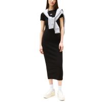 Γυναικείο Κοντομάνικο Φόρεμα Μαύρο Tommy Jeans DW0DW20873-BDS