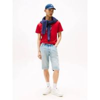 Ανδρικό T-shirt Κόκκινο Tommy Jeans DM0DM21940-XLE