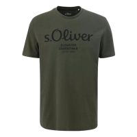 Ανδρικό T-shirt Λαδί S.Oliver 2139909-79D1