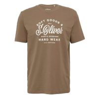 Ανδρικό T-Shirt Καφέ S.Oliver 2164753-84D1