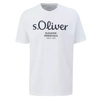 Ανδρικό T-shirt Λευκό S.Oliver 2139909-01D1