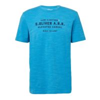 Ανδρικό T-shirt Μπλε S.Oliver 2161564-62D1