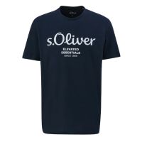 Ανδρικό T-shirt Navy Μπλε S.Oliver 2139909-59D1