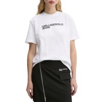 Γυναικείο Essential T-shirt Λευκό Karl Lagerfeld Jeans A1W17005-100 WHITE