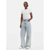 Γυναικείο Slim T-shirt Λευκό Tommy Jeans DW0DW21164-YBH
