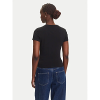 Γυναικείο Slim T-shirt Μαύρο Tommy Jeans DW0DW21164-BDS