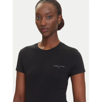 Γυναικείο Slim T-shirt Μαύρο Tommy Jeans DW0DW21164-BDS
