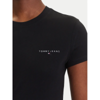 Γυναικείο Slim T-shirt Μαύρο Tommy Jeans DW0DW21164-BDS