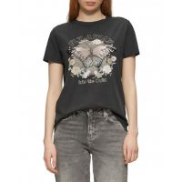 Γυναικείο T-shirt Μαύρο S.Oliver 2165278-99D0