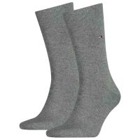 Ανδρικές Κάλτσες 2 Τεμαχίων Γκρι Tommy Hilfiger 371111-758 MIDDLE GREY MELANGE