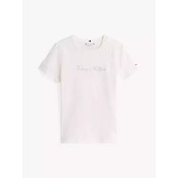 Γυναικείο T-shirt Εκρού Tommy Hilfiger WW0WW47210-YA8