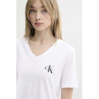 Γυναικείο Σετ T-shirt 2 Τεμαχίων Μαύρο/Λευκό Calvin Klein LV047C906G-UB1