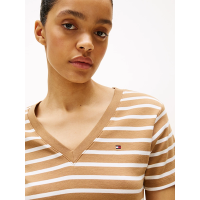 Γυναικείο T-shirt Καφέ Tommy Hilfiger WW0WW40584-0BN