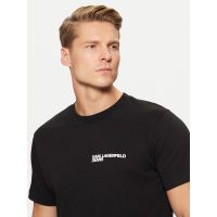 Ανδρικό Slim T-shirt Μαύρο Karl Lagerfeld Jeans A1M17003-999 BLACK