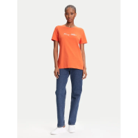 Γυναικείο T-shirt Πορτοκαλί Tommy Hilfiger WW0WW45746-SCX