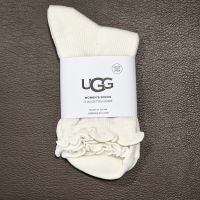 Γυναικείες Karsyn Lettuce Edge Κάλτσες Λευκές UGG 1125531-WHT