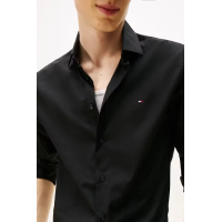 Ανδρικό Πουκάμισο Μαύρο Tommy Hilfiger MW0MW38347-BDS
