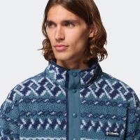 Ανδρικό Helvetia II Printed Half Snap Fleece Μπλε Columbia 2098461-429