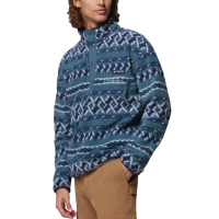 Ανδρικό Helvetia II Printed Half Snap Fleece Μπλε Columbia 2098461-429