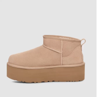 Γυναικεία Classic Ultra Mini Platform Μποτάκια Μπεζ UGG 1135092-SAN
