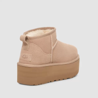 Γυναικεία Classic Ultra Mini Platform Μποτάκια Μπεζ UGG 1135092-SAN