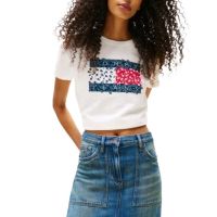 Γυναικείο T-shirt Λευκό Tommy Jeans DW0DW20897-YBL