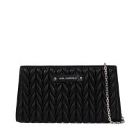 Γυναικείο K/Weave Πορτοφόλι Μαύρο Karl Lagerfeld A3W32038-1AV BLACK NICKEL