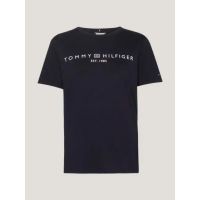 Γυναικείο Signature Logo T-shirt Μαύρο Tommy Hilfiger WW0WW40276-BDS