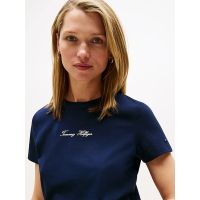Γυναικείο T-shirt Navy Μπλε Tommy Hilfiger WW0WW47460-C1G