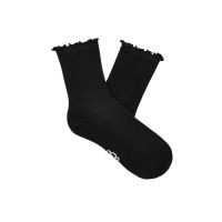 Γυναικείες Karsyn Lettuce Edge Κάλτσες Μαύρες UGG 1125531-BLK
